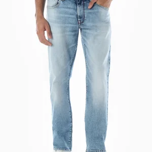 CLARK REGULAR FIT SELVEDGE JEANS - LIGHT BLUE